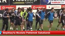 Beşiktaş'ta Mustafa Pektemek Sakatlandı