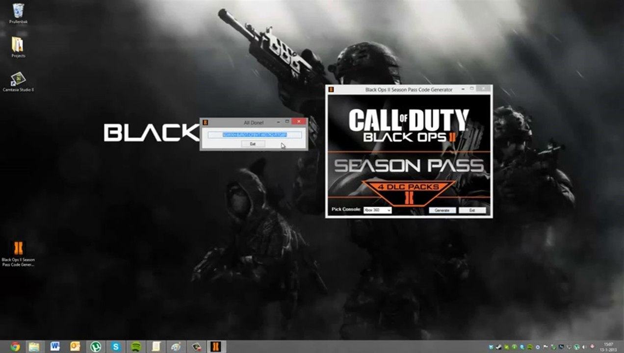 Free Working Black Ops 2 Season Pass Generator PC XBOX360 PS3