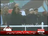 Asif ali Zardari & Bilawal Bhutto Zardari reached at Jalsa Gah