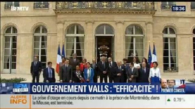 BFM Story: Premier Conseil des ministres: la méthode Valls va-t-elle fonctionner ? - 04/04
