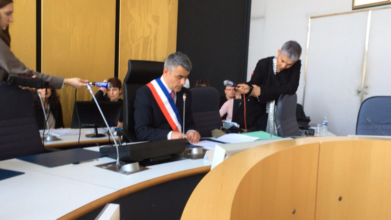 Premier discours du maire David Samzun