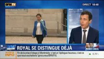 BFM Story: Gouvernement Valls: Ségolène Royal s'est-elle démarquée en reprenant le dossier 