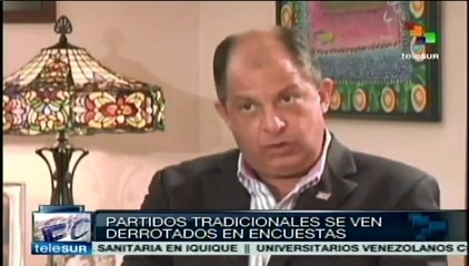 Reconsideraría Luis Guillermo Solís el apoyo en urnas que le ofrece FA