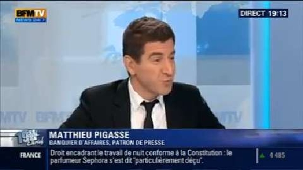 Matthieu Pigasse: l'invité de Ruth Elkrief - 04/04