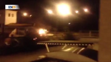 Queman tanqueta en estado Lara