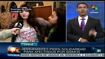 Universitarios chilenos animan la labor de apoyo a los damnificados