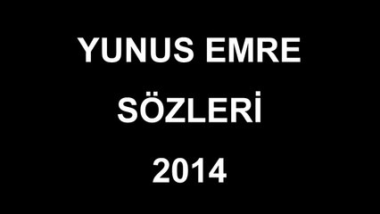YUNUS EMRE SÖZLERİ (slayt)