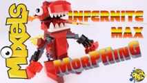 LEGO Mixels - Infernite Max, Flain, Vulk, and Zorch MORPHING!