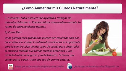 Aumentar De Gluteos  Naturalmente y Rapido