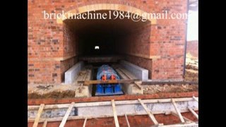 Red brick making and burning line