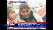 Pobladores de Iquique aún permanecen en las calles tras terremoto de 8.2 grados