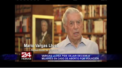 Rafael Rey rechaza decisión de Vargas Llosa sobre despenalización del aborto