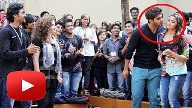 Arjun Kapoor KISSES Alia Bhatt In Public!