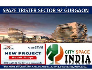 Booking Shop(O)Spaze*(tristar)*98736*87898*sector 92 gurgaon