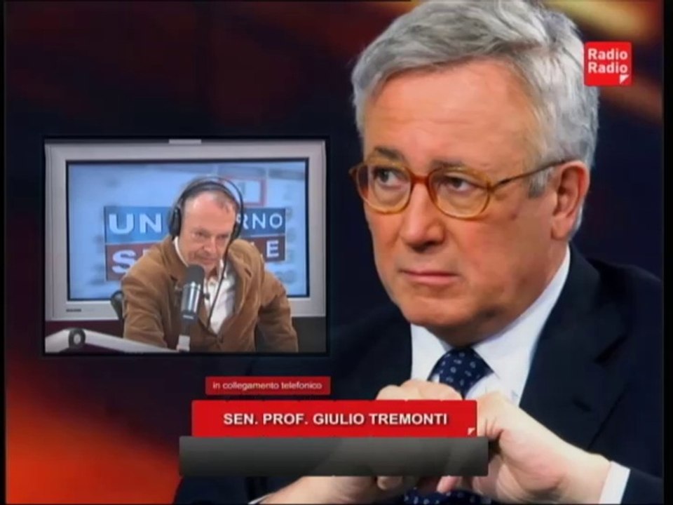Giulio Tremonti presenta il suo libro "Bugie e Verità - La ragione dei popoli"