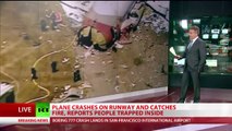 Boeing 777 crash-lands and catches fire at San Francisco intl airport
