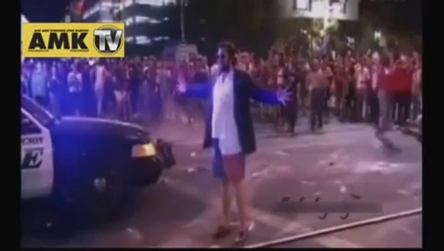 Plastik mermiyle yıkılmadı 8 polis üzerine çullandı