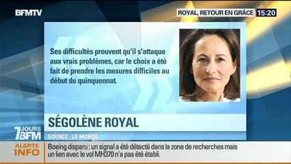 7 jours BFM: Ségolène Royal, le "retour en grâce" - 05/04