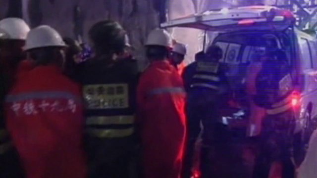 12 workers trapped in collapsed tunnel in China are rescued