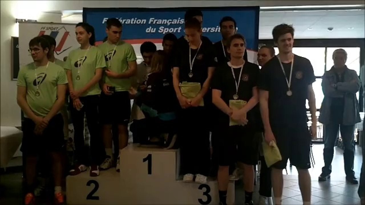 Podium CFE Tennis 2014