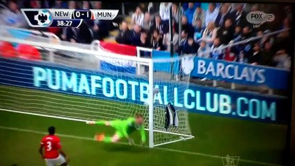 Mata free kick Newcastle United