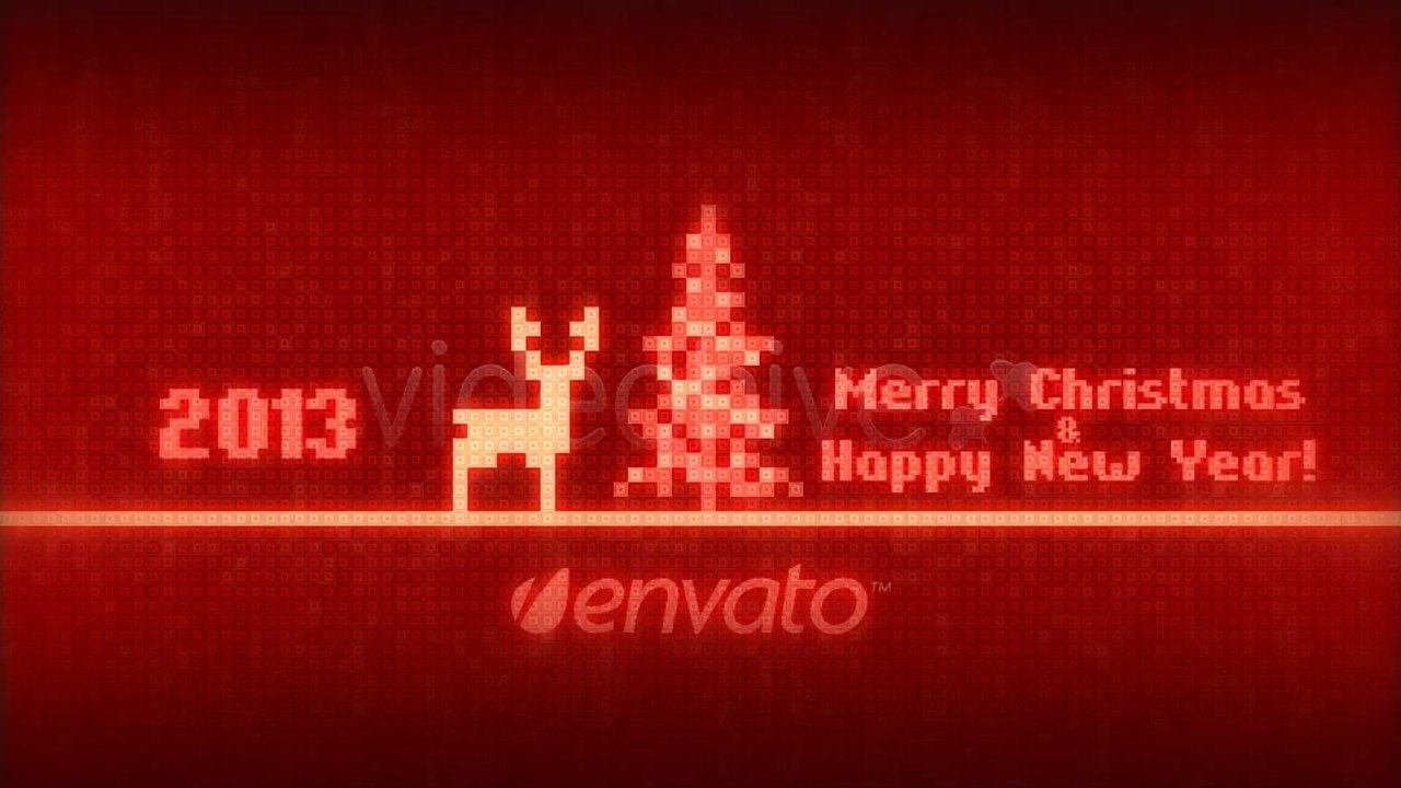 8-bit Christmas - After Effects Template