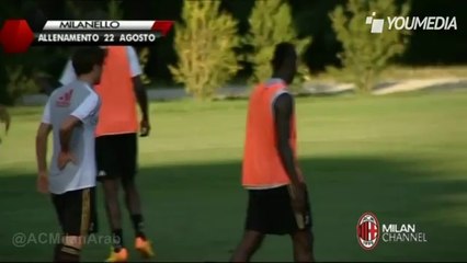 Balotelli, scherzo a Poli
