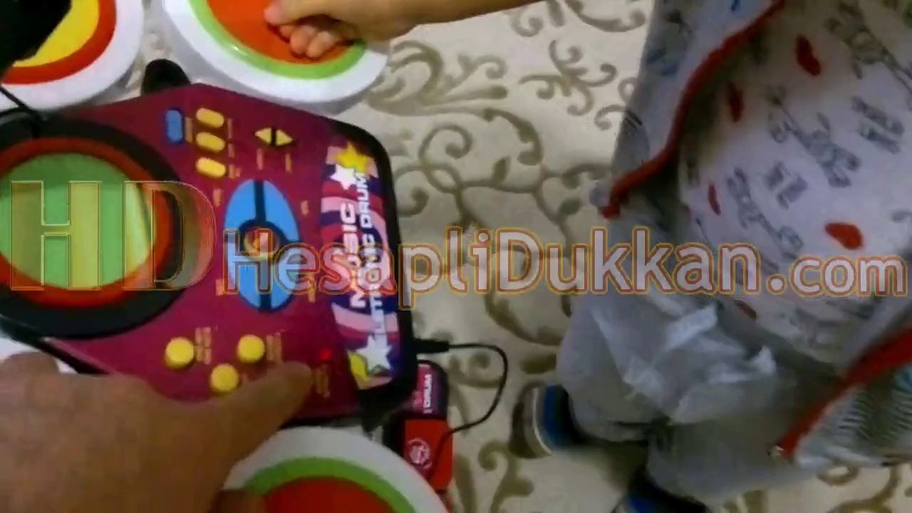 Jr Drum Beat Set Çocuklar için Bateri Ritim Seti - Orkestra Seti - Elektronik bateri oyuncak