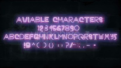 Neon Title - After Effects Template