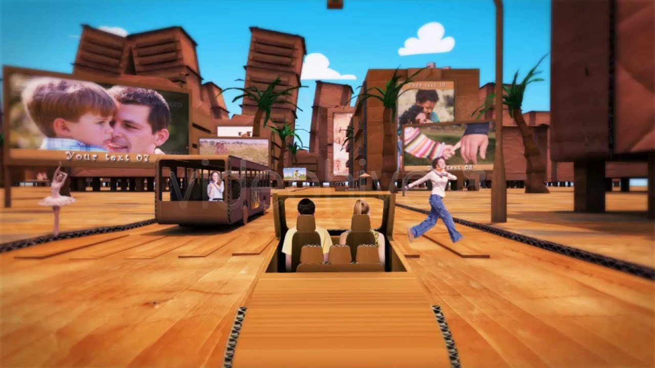 Cardboard Memories - After Effects Template