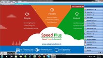 Speed Plus : Business Accounting Software With Stock Management and Billing. Create Company Help