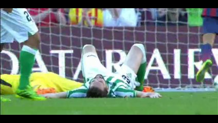 Own Goal Figueras - Barcelona 2-0 Real Betis - 05-04-2014
