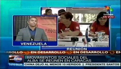Movimientos sociales de ALBA se solidarizan con el chavismo