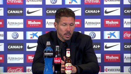 Diego Simeone 'pasa' de los rivales pero mira el calendario