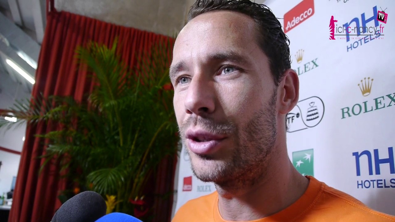 Coupe Davis Nancy: La réaction de Michaël Llodra après la victoire en double