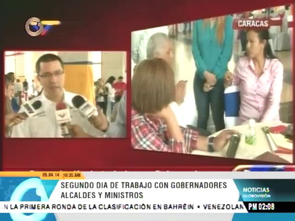 Arreaza pide a oposición cesar la "presión” hac...