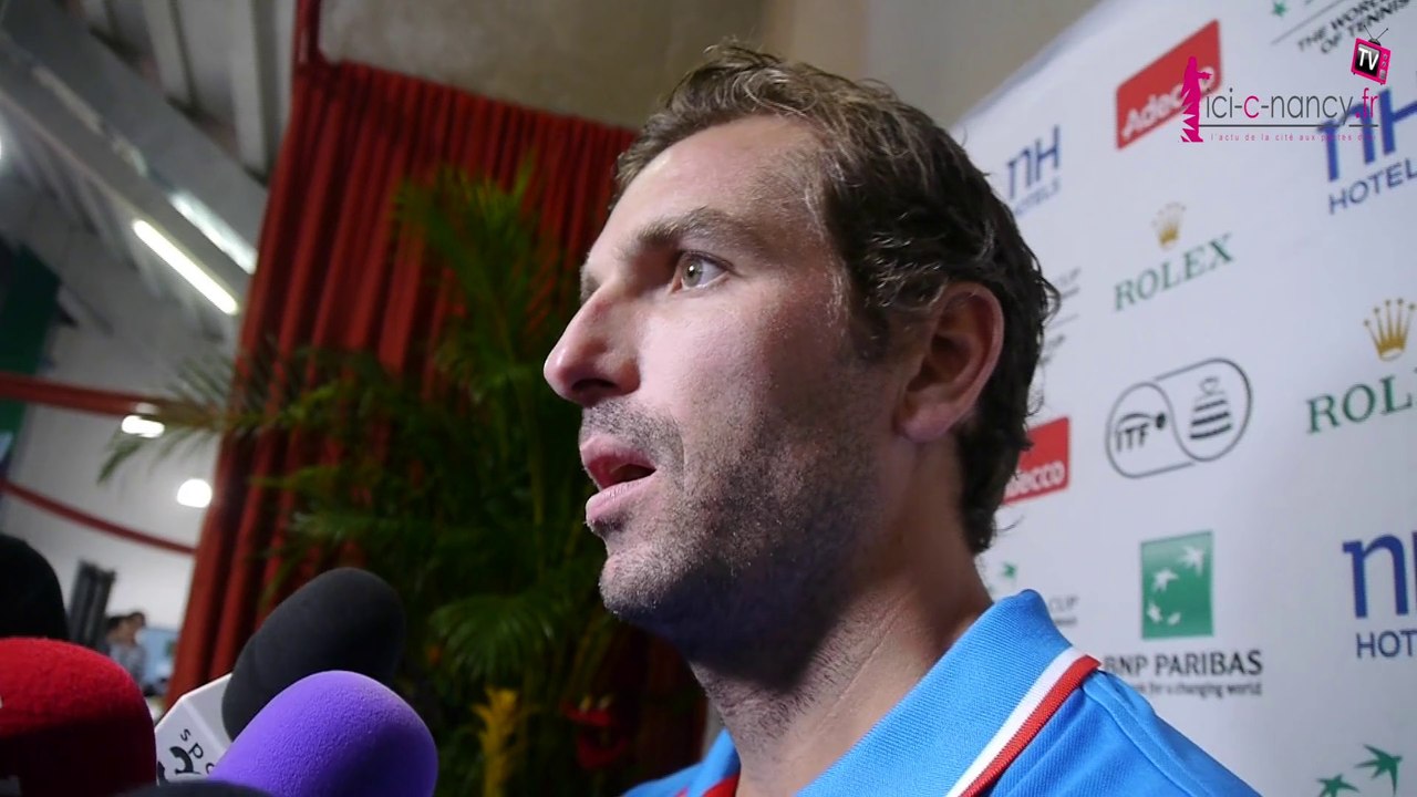 Coupe Davis Nancy : La réaction de Julien Benneteau après sa victoire en double