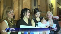 La fille d'un couple de lesbiennes baptisée en Argentine