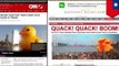Rubber duck in Taiwan explodes AGAIN; becomes an international joke