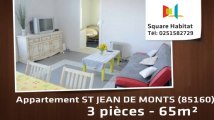A vendre - Appartement - ST JEAN DE MONTS (85160) - 3 pièces - 65m²