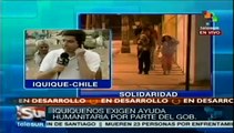 Terremoto en Chile: Iquique ciudadanos protestan por falta de ayuda