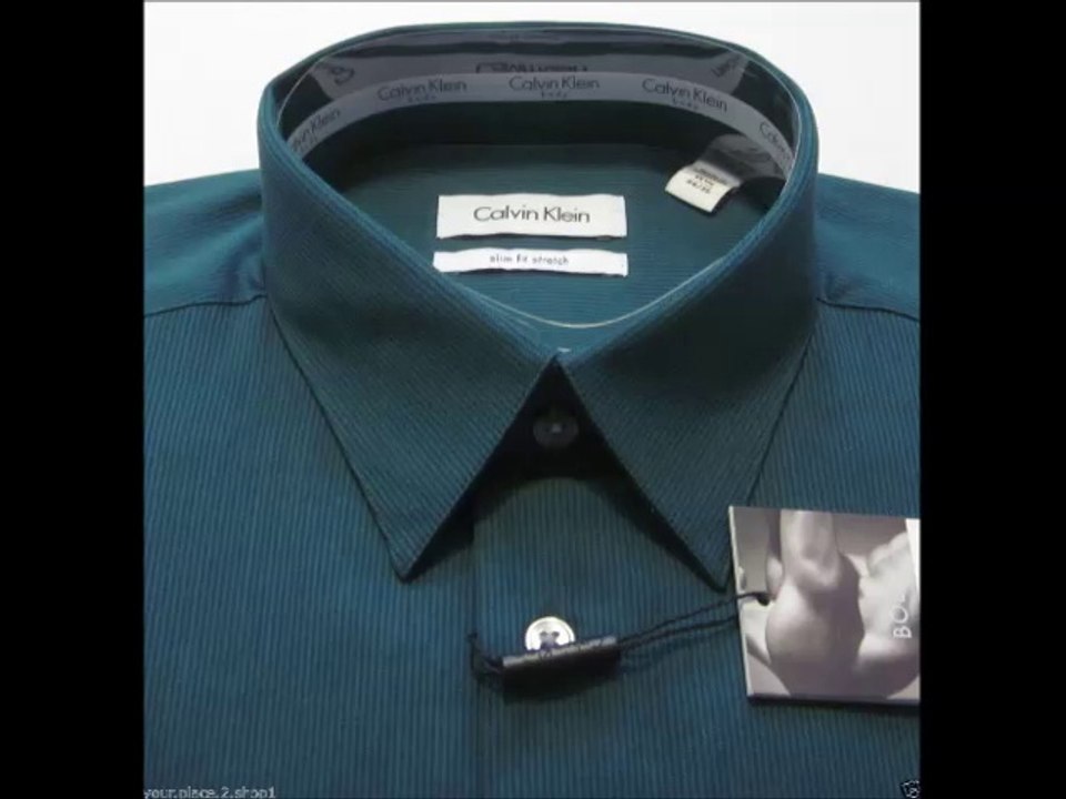 Calvin Klein Men's Non-Iron Slim-Fit Dress Shirt