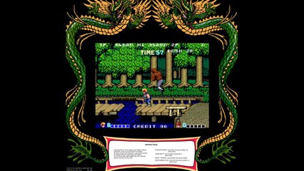Double Dragon Arcade 1987 Gameplay
