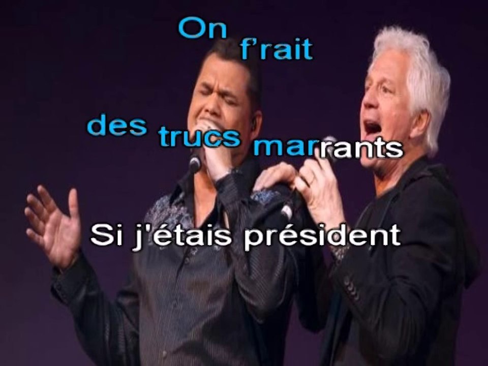 GERARD LENORMAND et les GIPSY KINGS SI J'ETAIS PRESIDENT Vidéo