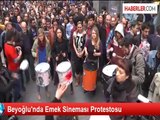 Beyoğlu'nda Emek Sineması Protestosu