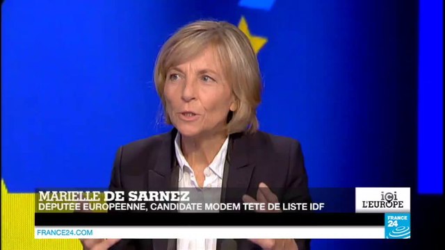 Marielle de Sarnez, invitée d'Élections européennes, le match des candidats sur France 24 - 040414