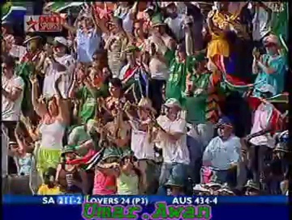 World Record In Cricket History Australia.Scored 437 .& South Africa 438 & Win