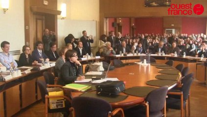 Election du maire de Saint-Lô : le discours inaugural du doyen Yves Biré