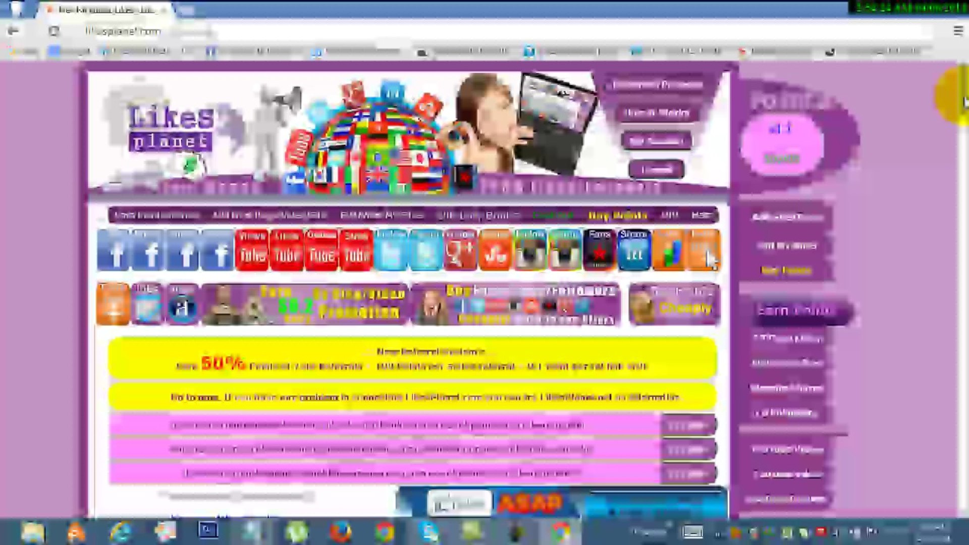 ⁣how to get free social media likes,,shares, followers & website traffics