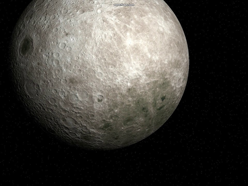 XCU Moon orbits Earth 1